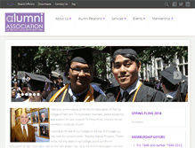 Tablet Screenshot of ccnyalumni.org